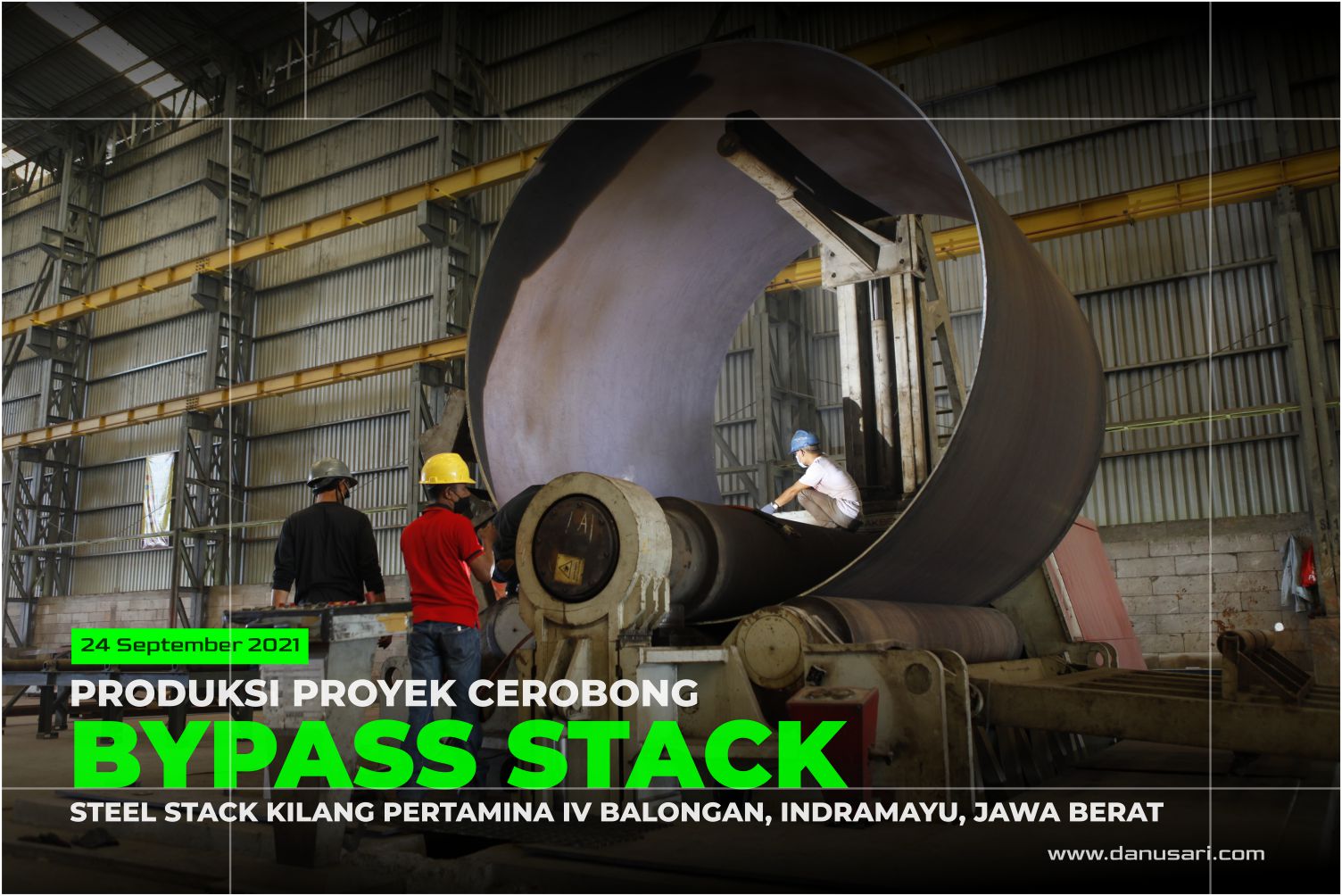 Produksi Bypass Stack (Cerobong Asap) Proyek Kilang Pertamina IV ...