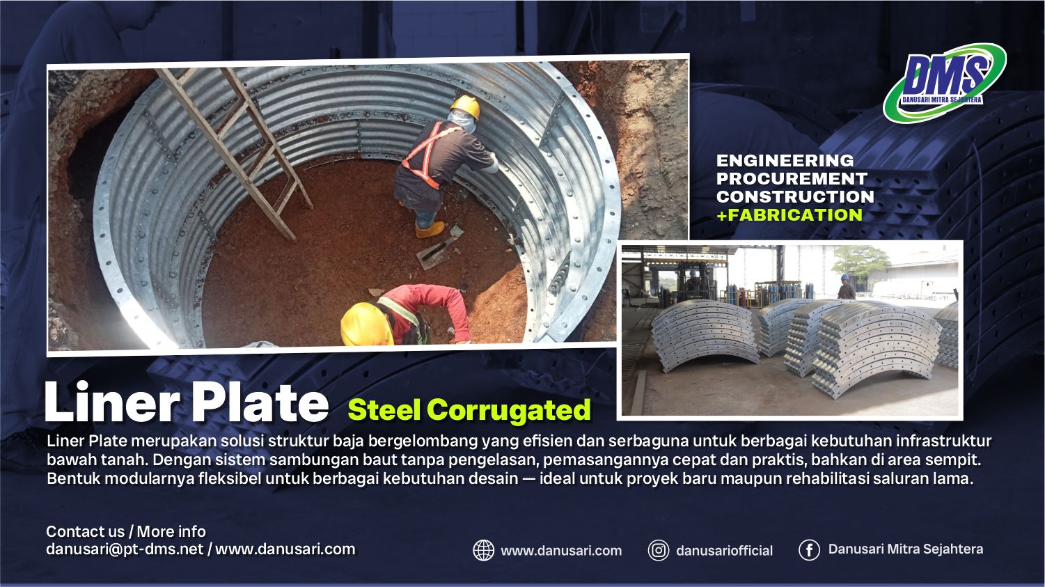 Liner Plate PT Danusari Mitra Sejahtera